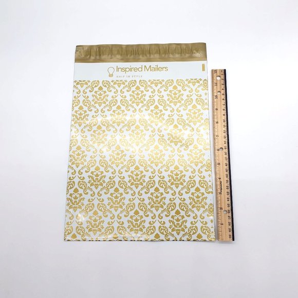 Victorian 10 x 13 Poly Mailers Printed Bags For Mailing Shipping 25 Pack - Picture 3 of 3